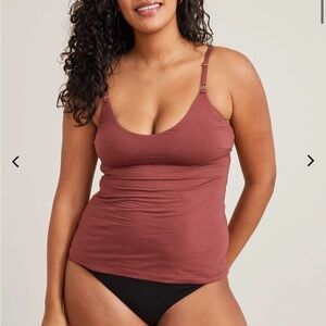 Hatch Women Anise V-Neck Nursing Tank Camisole Pima Cotton Size M Maternity